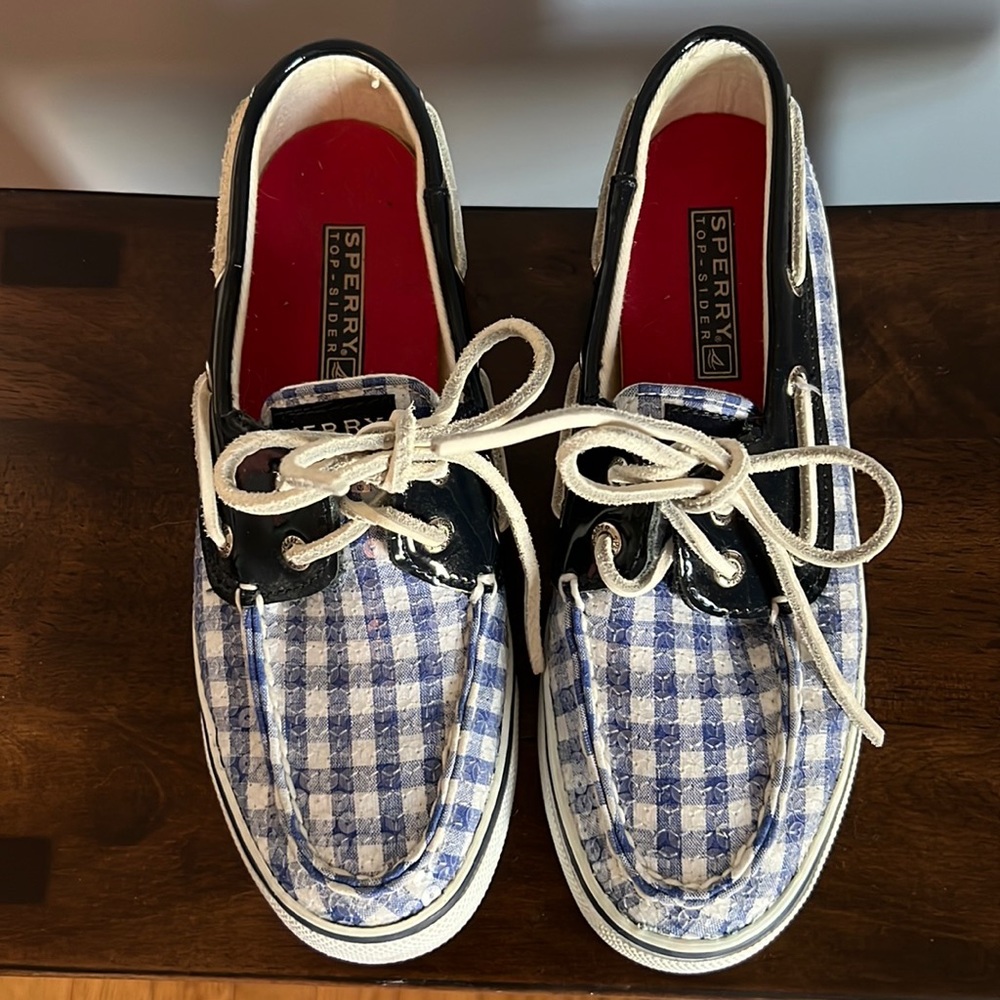 Women’s Sperry Top-Sider Shoes (Blue Gingham)